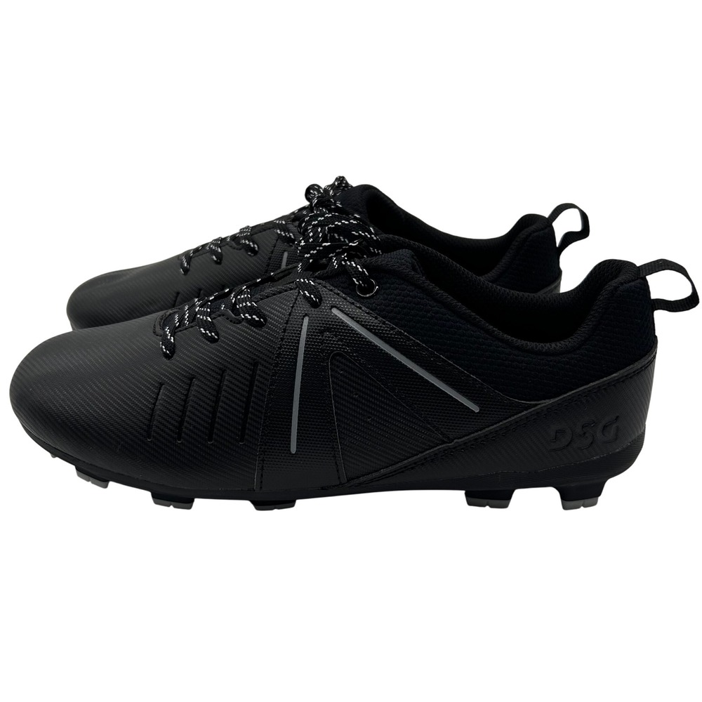 DSG Youth Baseball Cleats Black Size 5.5‎ Lace Up Kids Sports Shoes